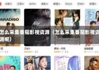 怎么采集番茄影视资源（怎么采集番茄影视资源呢）