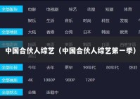 中国合伙人综艺（中国合伙人综艺第一季）